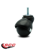 Service Caster 2 Inch Flat Black Hooded 5/16 Inch Threaded Stem Ball Caster SCC, 5PK SCC-TS01S20-POS-FB-516-5